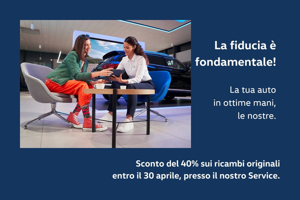 Promozione Service -40% Ricambi originali | Primavera 2026