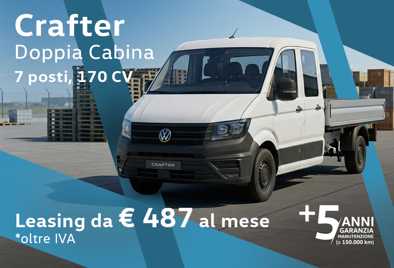 Crafter Doppia Cabina 7 posti 170 CV