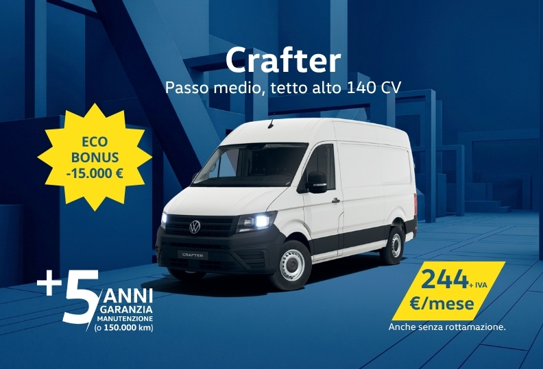 Crafter Furgone Passo Medio 140 CV