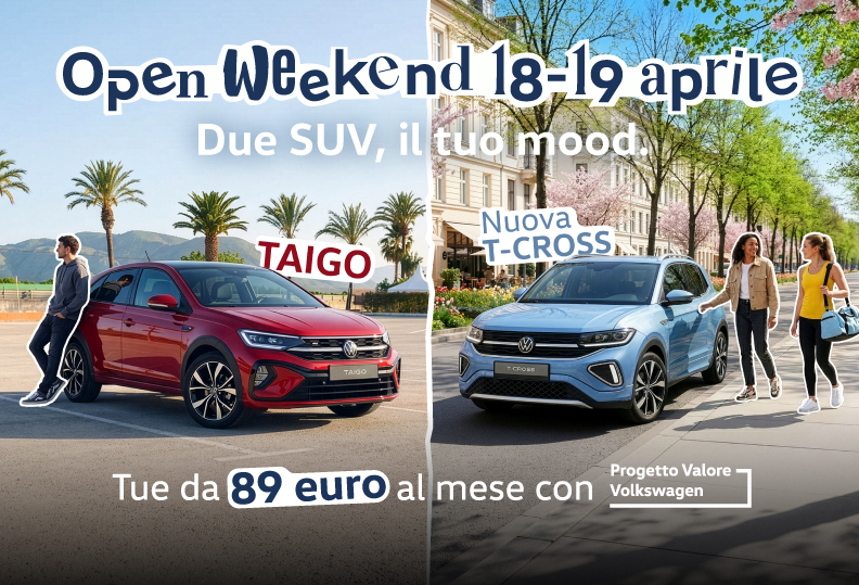 Porte Aperte | Sabato 18 e domenica 19 aprile