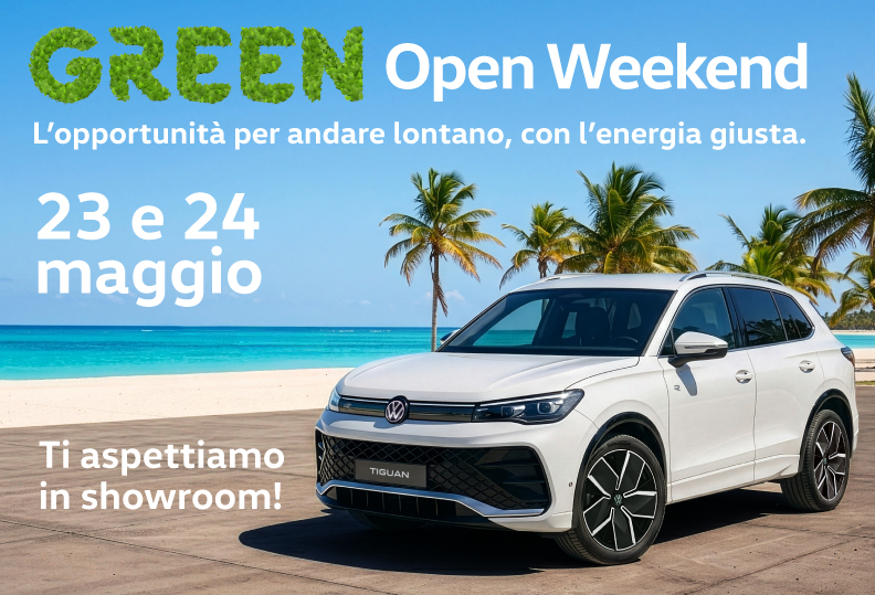 GREEN Open Weekend | Sabato 23 e domenica 24 maggio